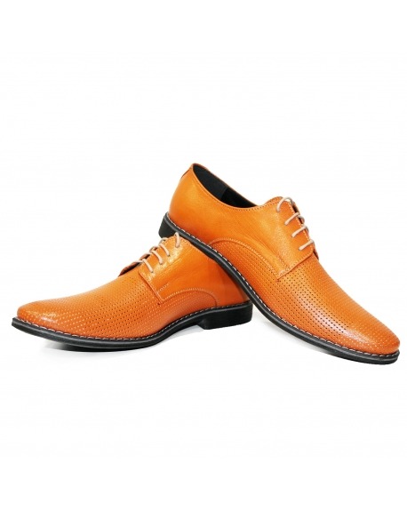 Modello Pomarone - Zapatos Clásicos - Handmade Colorful Italian Leather Shoes