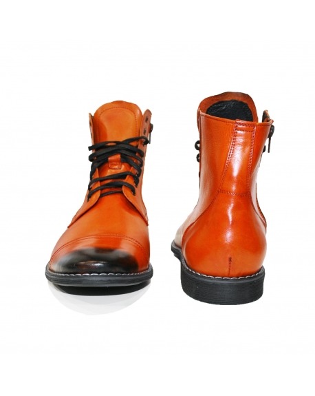 Modello Pallullo - Stivali Alti - Handmade Colorful Italian Leather Shoes