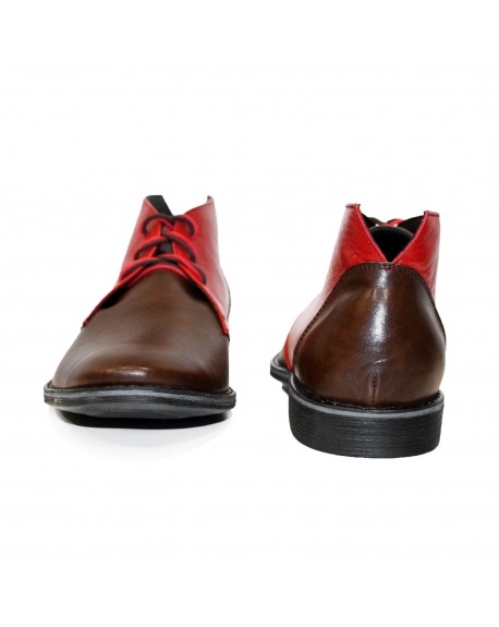 Modello Trinitollo - Chukka Botas - Handmade Colorful Italian Leather Shoes