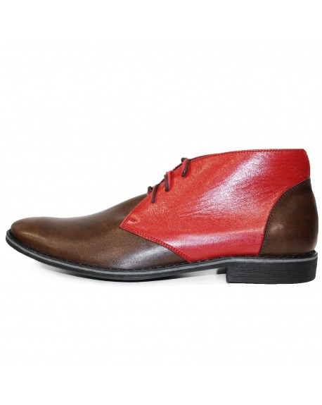 Modello Trinitollo - Chukka Boots - Handmade Colorful Italian Leather Shoes