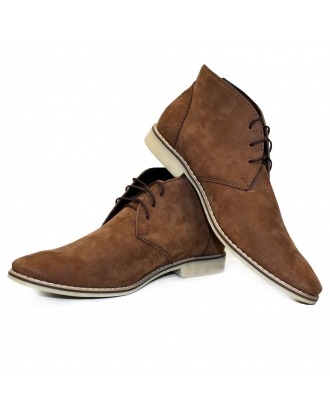 Modello Tarrora - Chukka Boots - Handmade Colorful Italian Leather Shoes