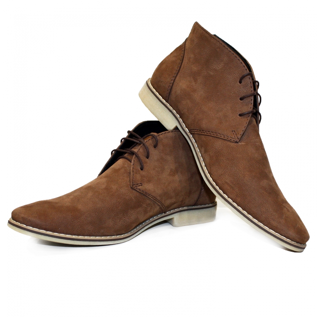 Modello Tarrora - Chukka Boots - Handmade Colorful Italian Leather Shoes