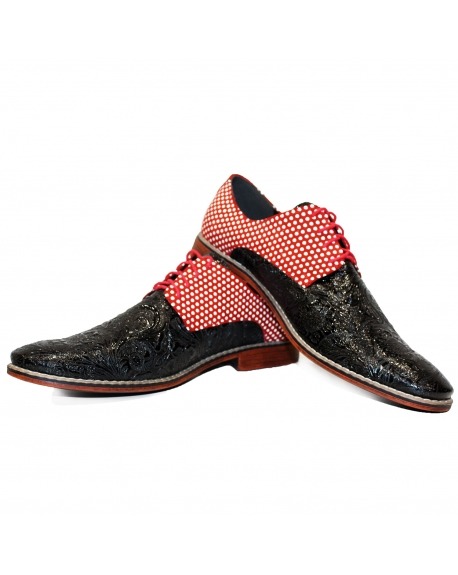 Modello Blinkerro - Schnürer - Handmade Colorful Italian Leather Shoes