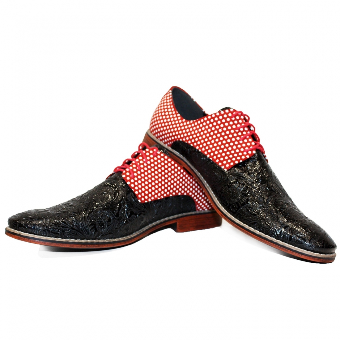 Modello Blinkerro - Chaussure Classique - Handmade Colorful Italian Leather Shoes