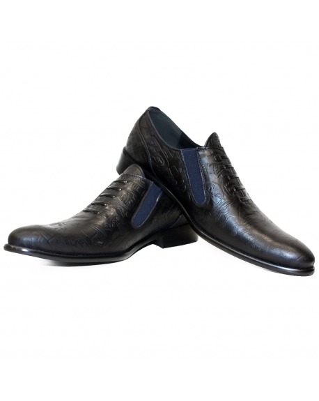 Modello Cretorro - Zapatillas Sin Cordones - Handmade Colorful Italian Leather Shoes