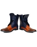 Modello Pakidollo - High Boots - Handmade Colorful Italian Leather Shoes