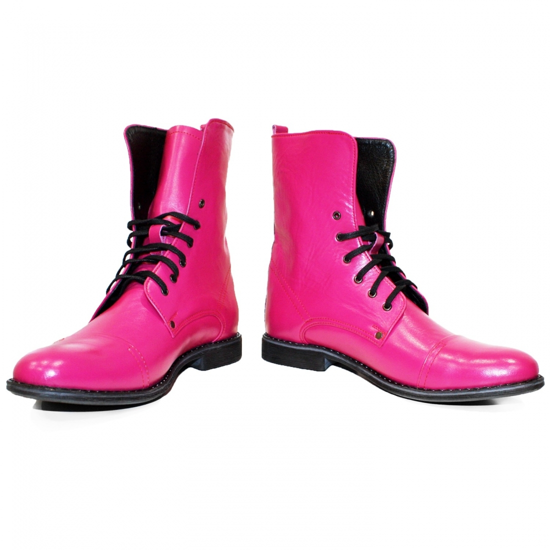Modello Dodallo - High Boots - Handmade Colorful Italian Leather Shoes