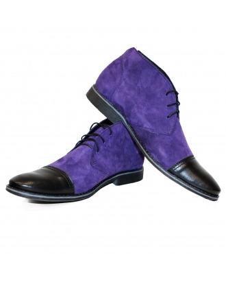Modello Vilgero - Chukka Boots - Handmade Colorful Italian Leather Shoes