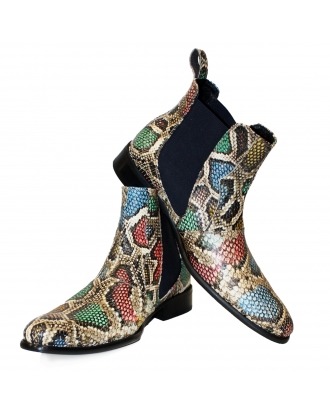 Modello Rena - Chelsea Boots - Handmade Colorful Italian Leather Shoes