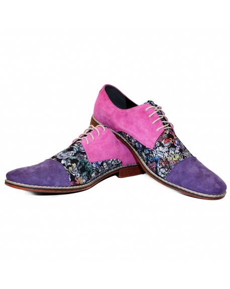 Modello Ertyllo - Classic Shoes - Handmade Colorful Italian Leather Shoes