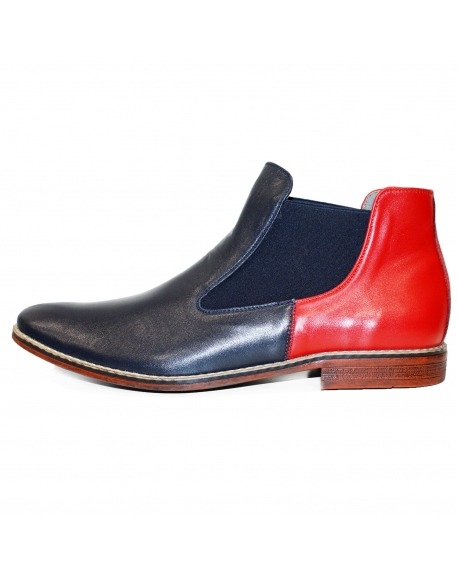 Modello Rtena - Bottines Chelsea - Handmade Colorful Italian Leather Shoes
