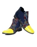 Modello Colorello - Chelsea Botas - Handmade Colorful Italian Leather Shoes