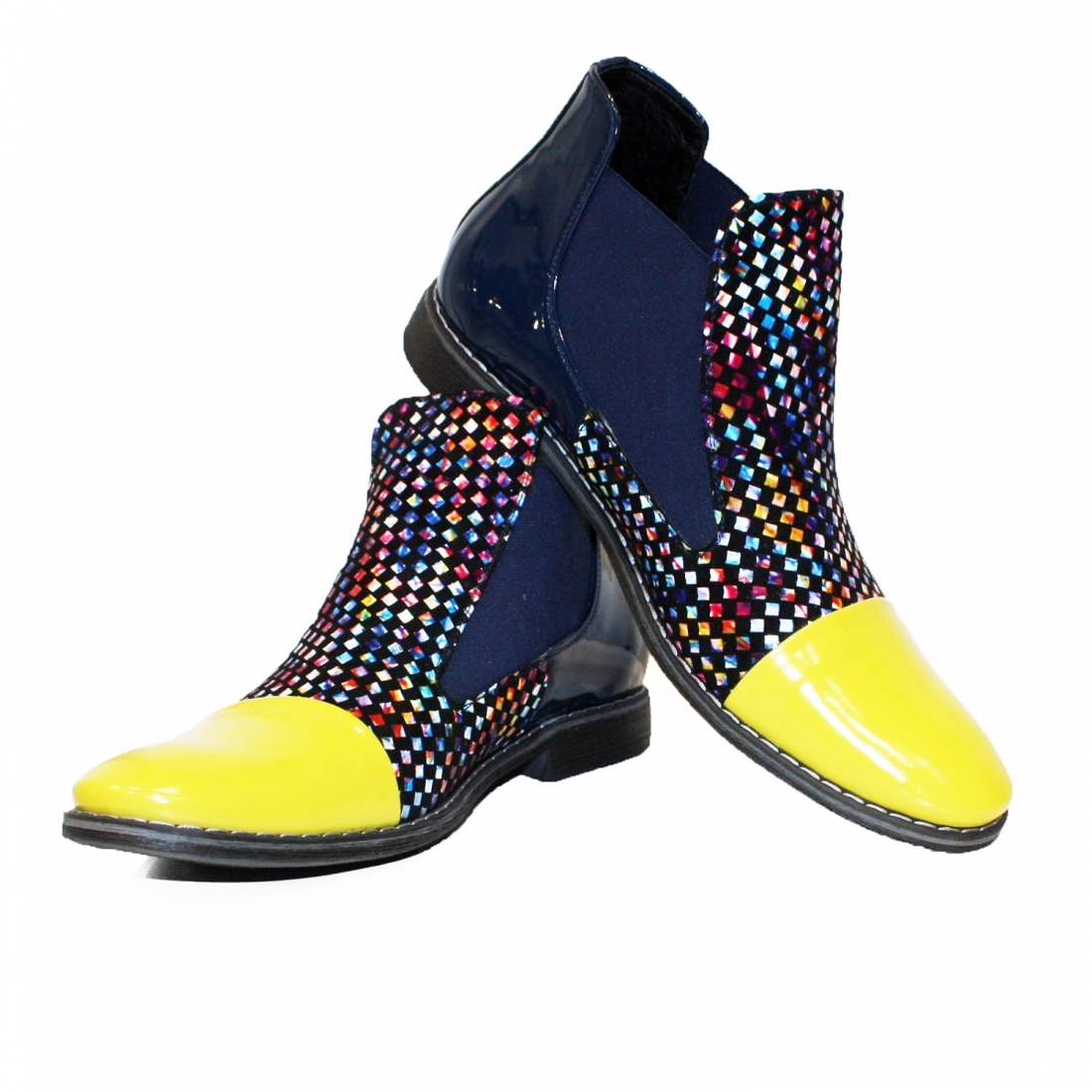 Modello Colorello - Bottines Chelsea - Handmade Colorful Italian Leather Shoes