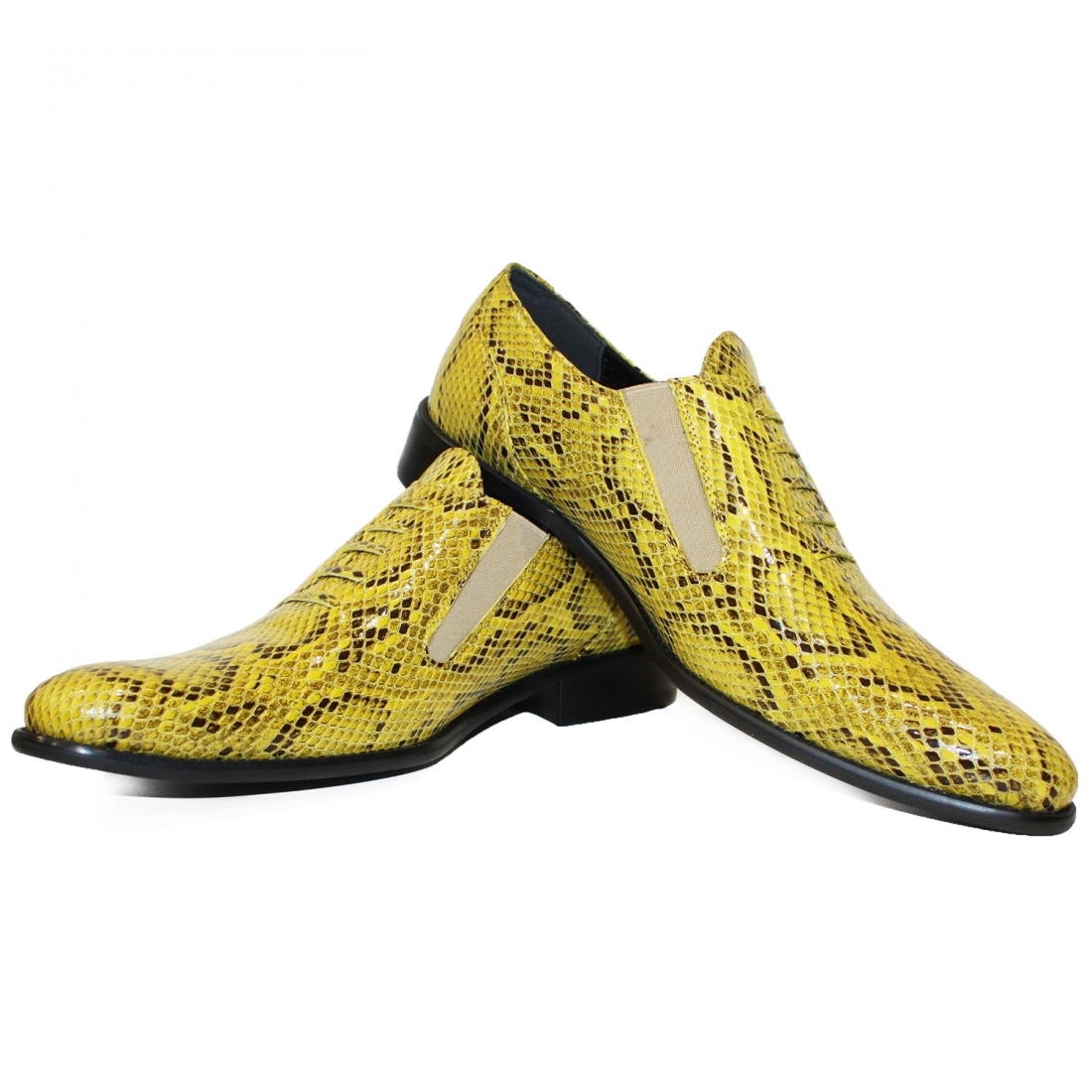 Modello Bucketto - Zapatillas Sin Cordones - Handmade Colorful Italian Leather Shoes