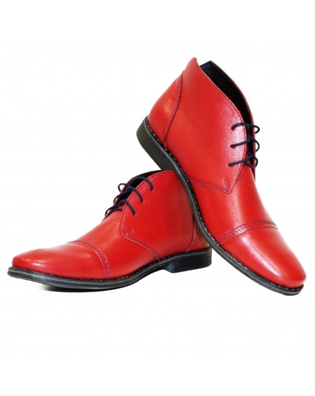 Modello Vurello -  Chukka Stiefel - Handmade Colorful Italian Leather Shoes