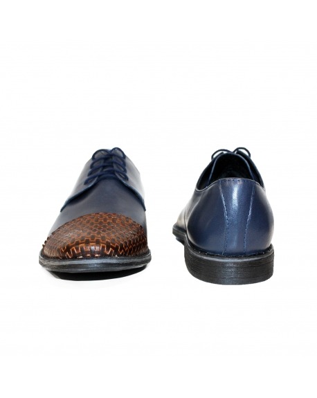 Modello Wottero - Schnürer - Handmade Colorful Italian Leather Shoes