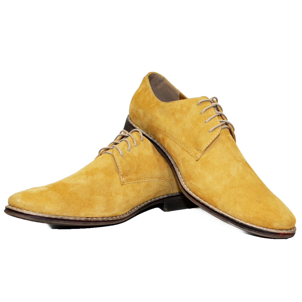 yellow oxfords shoes