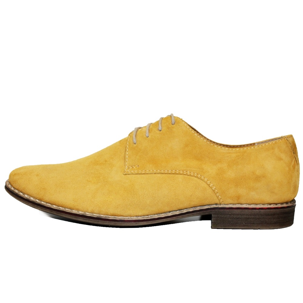 yellow oxford shoes