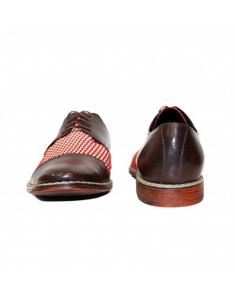 Modello Polltetto - Chaussure Richelieu - Handmade Colorful Italian Leather Shoes