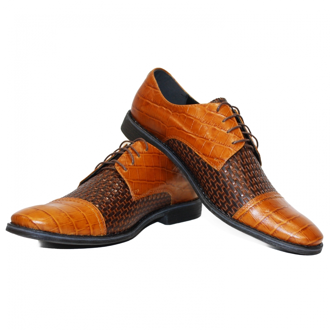 Modello Gutersso - Schnürer - Handmade Colorful Italian Leather Shoes