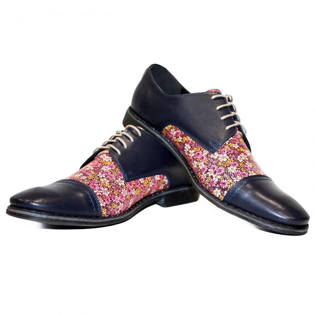 Modello Vacanzzo - Scarpe Classiche - Handmade Colorful Italian Leather Shoes