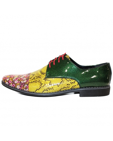 Modello Mixare - Scarpe Classiche - Handmade Colorful Italian Leather Shoes