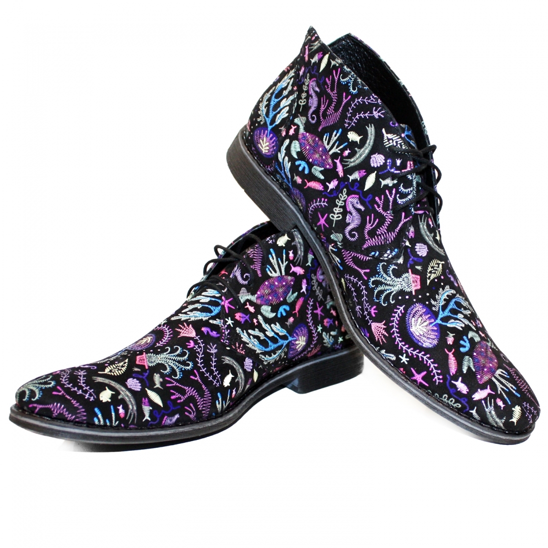 Modello Pesciro - Chukka Boots - Handmade Colorful Italian Leather Shoes