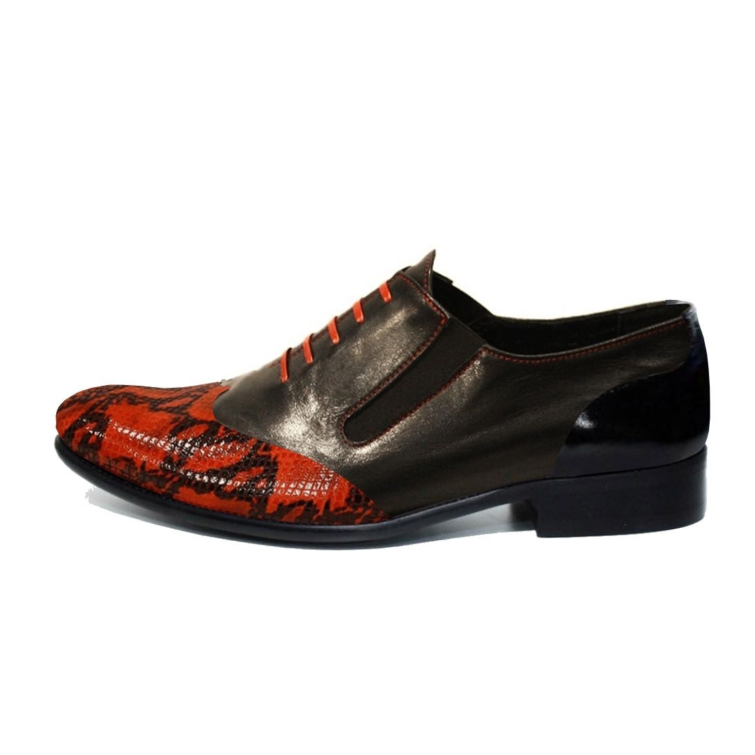 Modello Leterro - Zapatillas Sin Cordones - Handmade Colorful Italian Leather Shoes