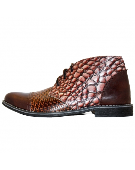 Modello Brunerro - Buty Chukka - Handmade Colorful Italian Leather Shoes