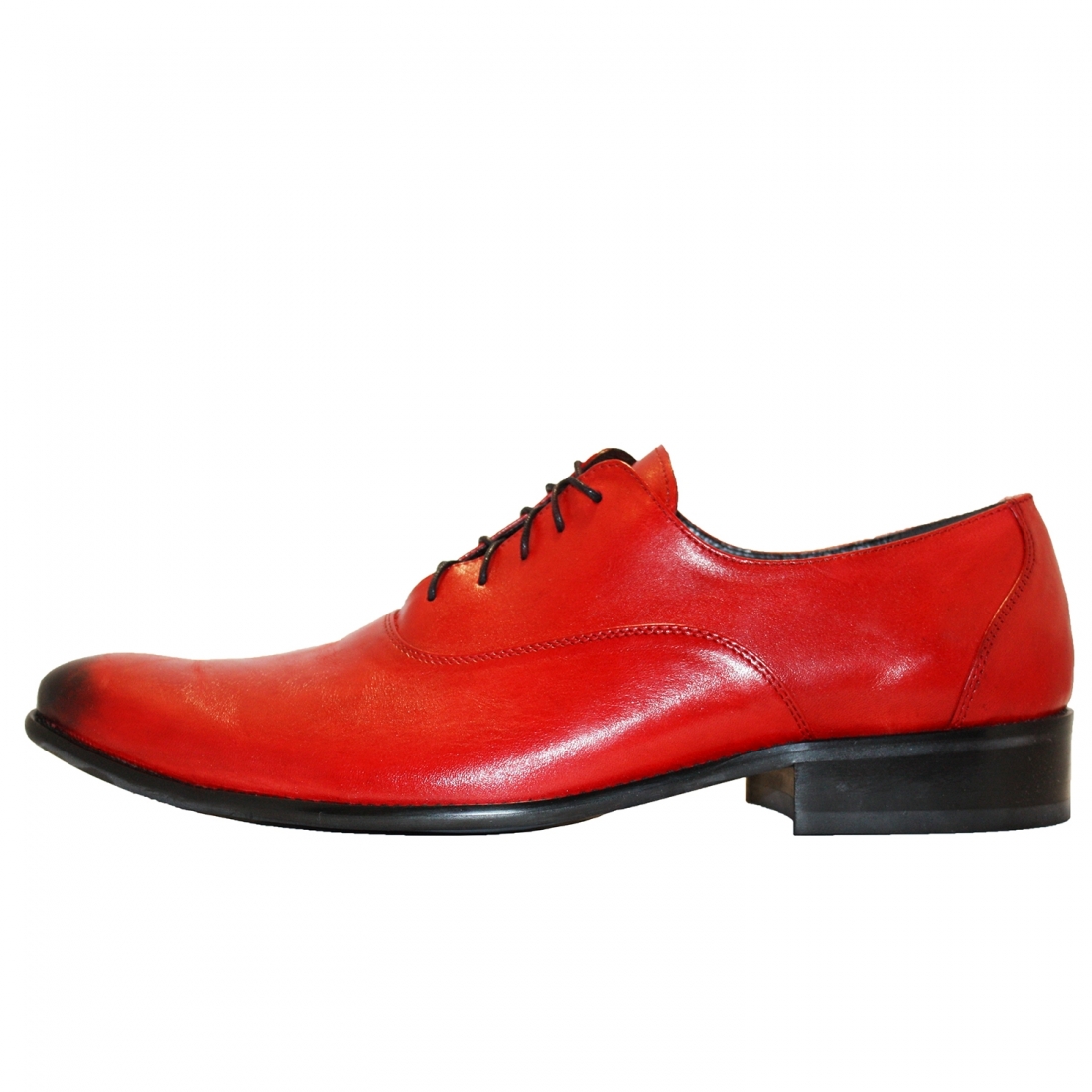 Modello No. 2 - Red Lace-Up Oxfords Dress Shoes Modello - Cowhide ...